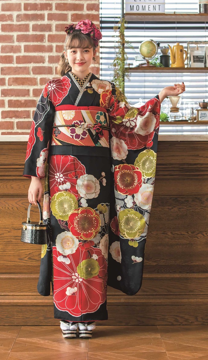 縁起のよい大輪の花々