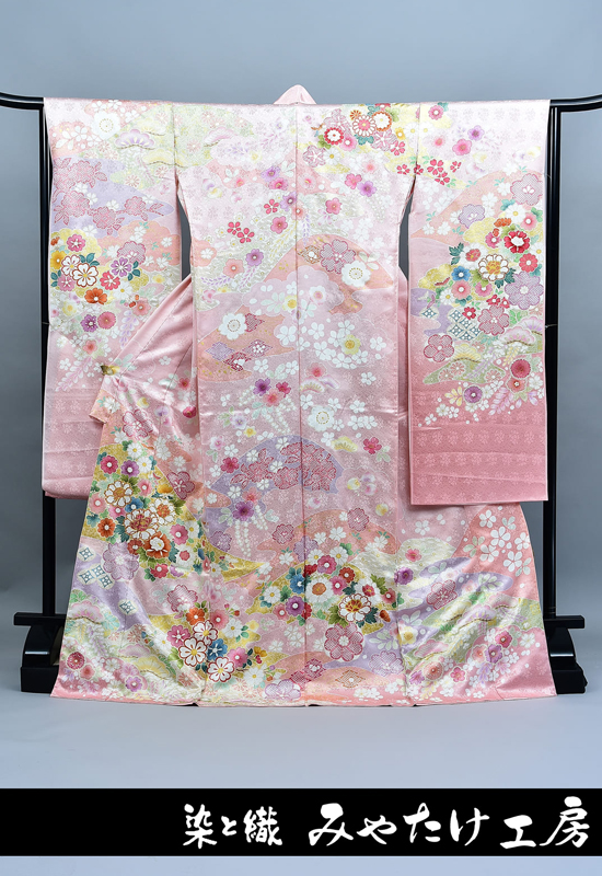 吉澤友禅の振袖｜四季花文様